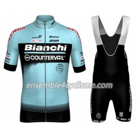 Tenue Maillot + Cuissard à Bretelles 2018 Bianchi Countervail N001